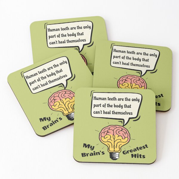 Item preview, Funny Brain Puns - Deadpan Sarcasm Humor Gift designed and sold by InkyGenies.