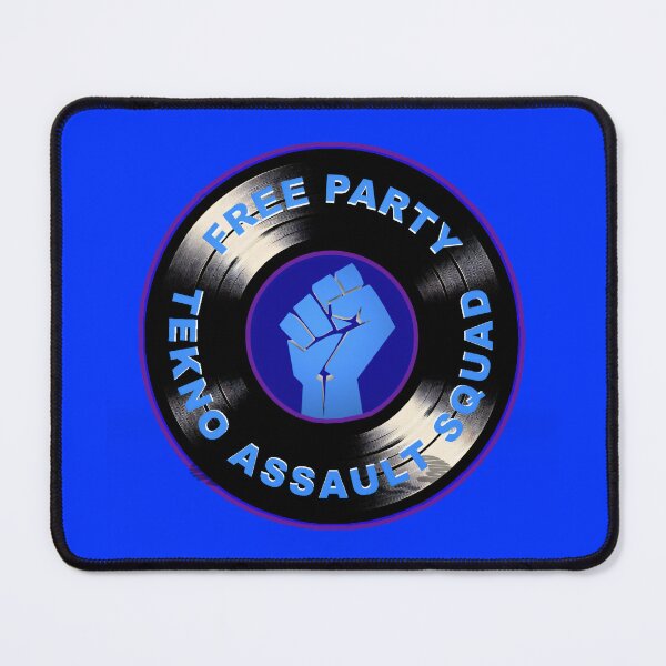 Item preview, Tekno Assault Squad - Free Party Vinyl Emblem designed and sold by leyfinder.