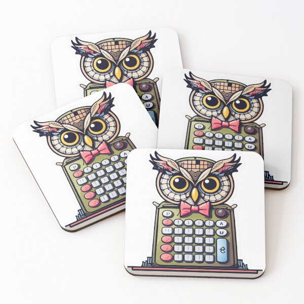 Item preview, Meticulous Owl Accountant - Steampunk Style Illustration designed and sold by NiftyWrx.