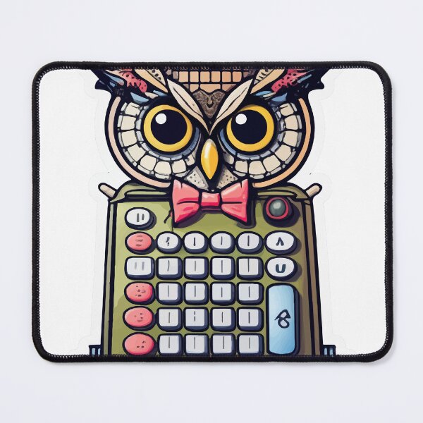 Item preview, Meticulous Owl Accountant - Steampunk Style Illustration designed and sold by NiftyWrx.