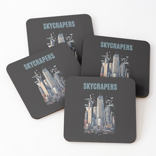 Item preview, Cool t-shirt for those who like skyscrapers and airplanes- 'SKYCRAPERS'. designed and sold by Gadget80.