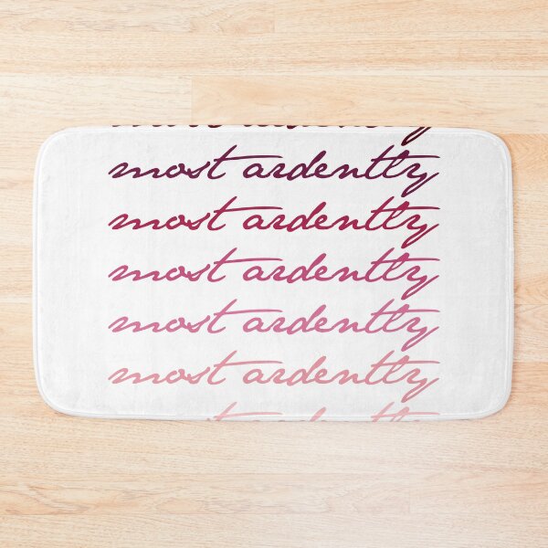 Item preview, Most Ardently - Pride & Prejudice Jane Austen Mr. Darcy Quote designed and sold by hannahcreid.