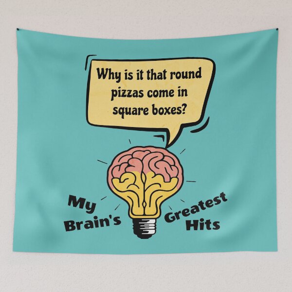Item preview, Funny Brain Puns - Deadpan Sarcasm Humor Gift designed and sold by InkyGenies.