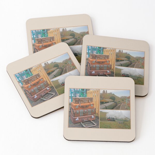 Item preview, Left Luggage Collage designed and sold by RedHillDigital.