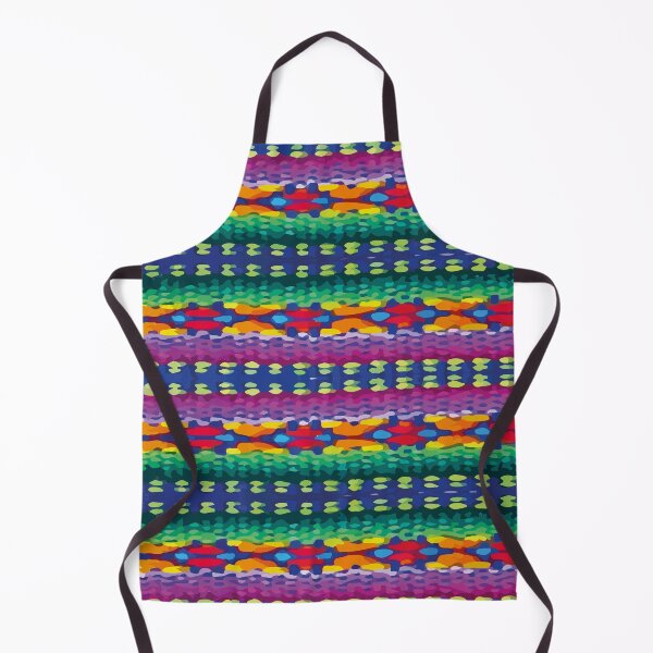 Item preview, Purple green vibrant rebozo dopamine decor bold hand woven poncho fabric designed and sold by T-Mex.
