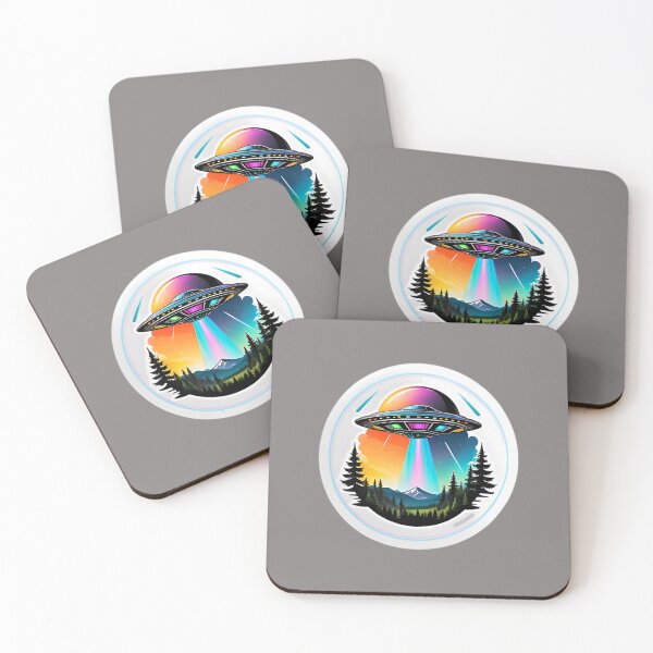 Item preview, UFO Flying Over The Forest designed and sold by TheArtOfPat.