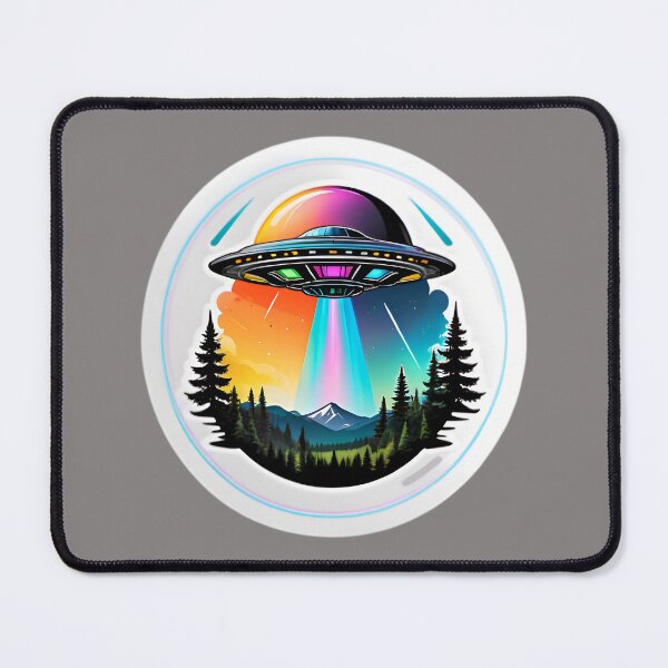 Item preview, UFO Flying Over The Forest designed and sold by TheArtOfPat.