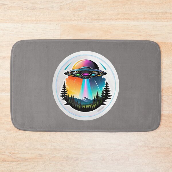 Item preview, UFO Flying Over The Forest designed and sold by TheArtOfPat.