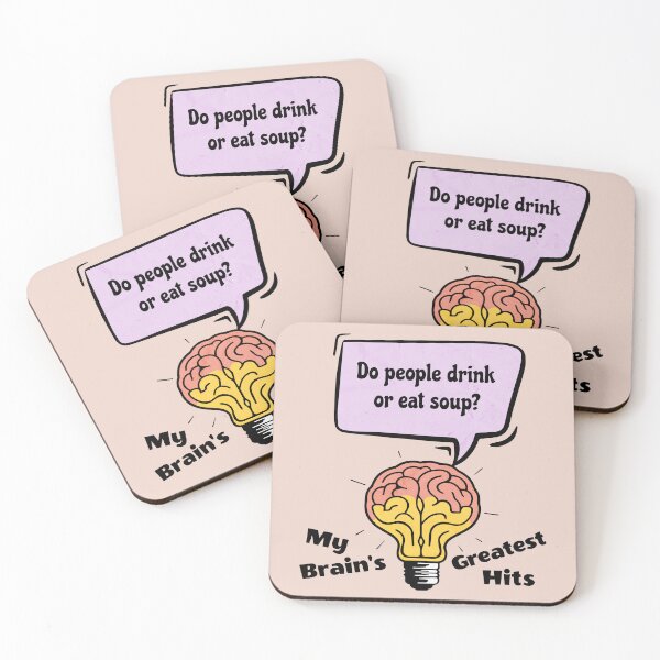 Item preview, Funny Brain Puns - Deadpan Sarcasm Humor Gift designed and sold by InkyGenies.