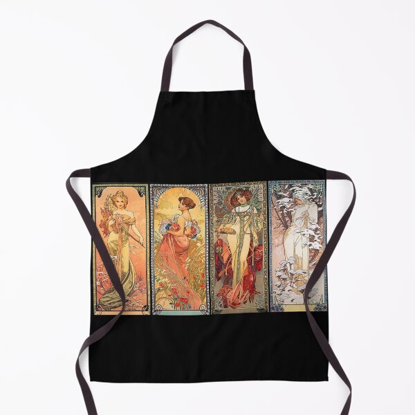 Item preview, Alphonse Mucha Four Seasons Art Nouveau designed and sold by JoolyA.