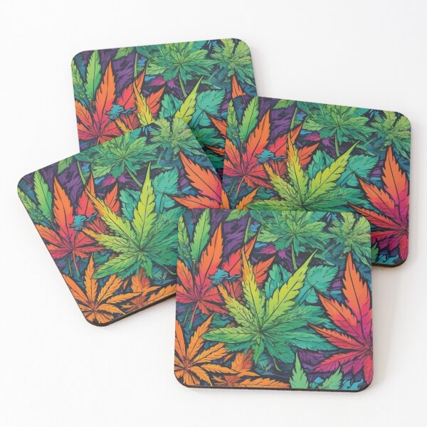Item preview, Marijuana Pattern Cannabis Leaves Weed Buds Pattern designed and sold by FunnyT-Shirts.