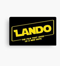 Lando (solo parody) Canvas Print