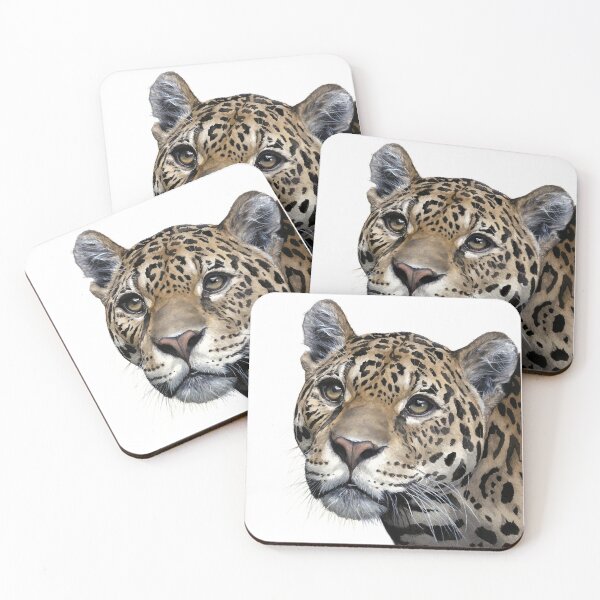 Item preview, Jaguar Watercolor Portrait designed and sold by Nickif14.