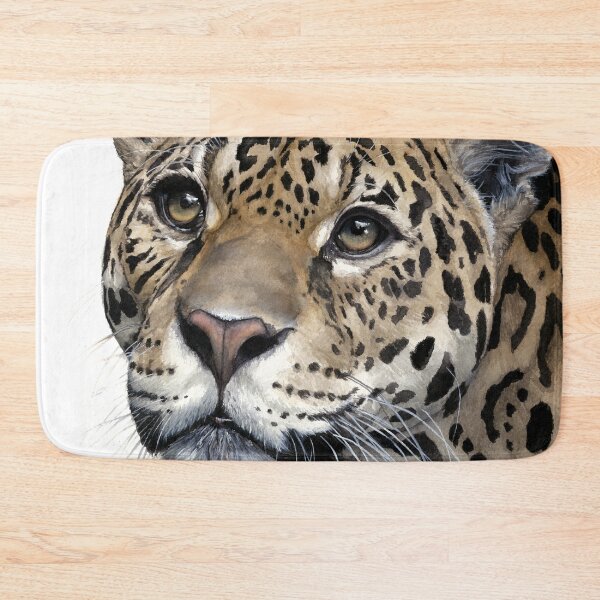 Item preview, Jaguar Watercolor Portrait designed and sold by Nickif14.