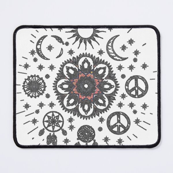 Item preview, Enlightened Cosmos: Exploring Spiritual Symbols in Bohemian Design designed and sold by NEWDESINGS12.