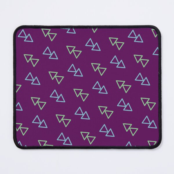 Item preview, Blue & Green Opposing Alternating Triangles Purple Borderless Blueprint designed and sold by Alchemy-A-La-G.