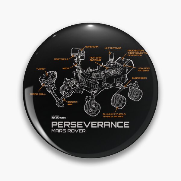 Artikelvorschau, Diagramm des Mars Perserverance Rover entworfen und verkauft von darkskygear.