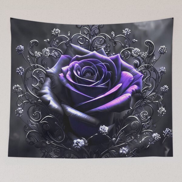 Item preview, PURPLE GOTHIC ROSE designed and sold by Neverlandgr.