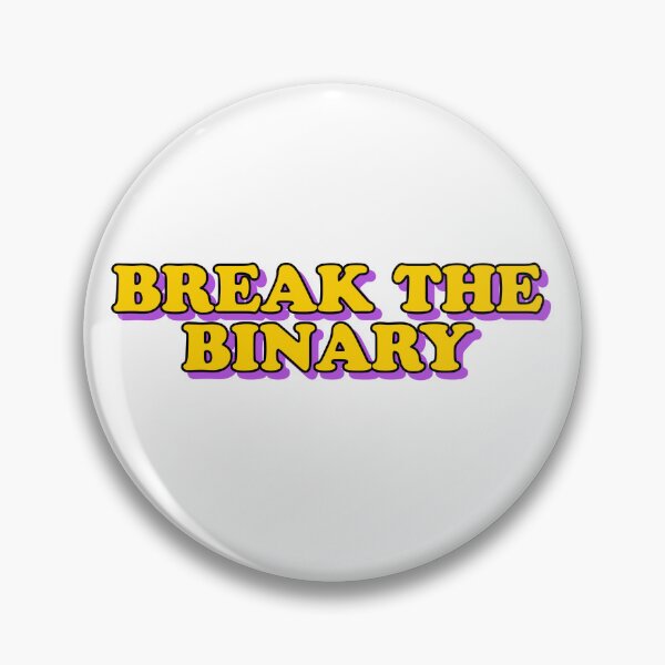 Item preview, break the binary designed and sold by wordswithfonts.