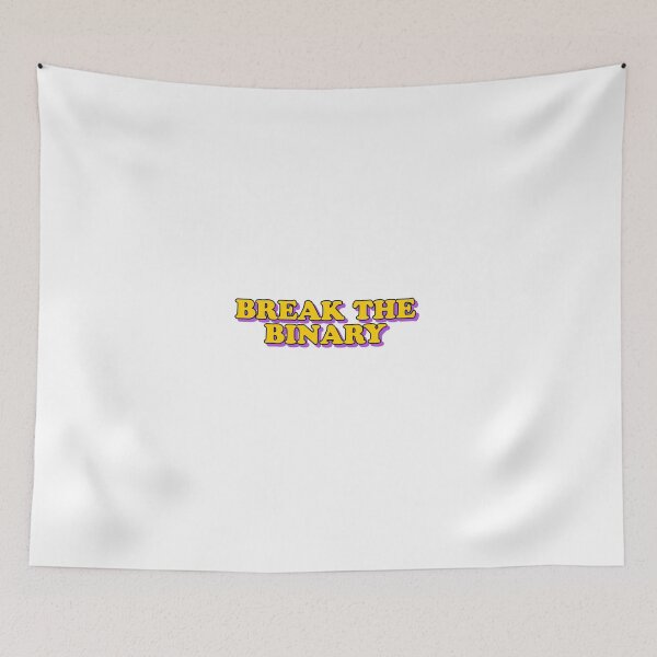 Item preview, break the binary designed and sold by wordswithfonts.