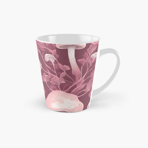Item preview, mushroons and flowers in purple designed and sold by coguflores.