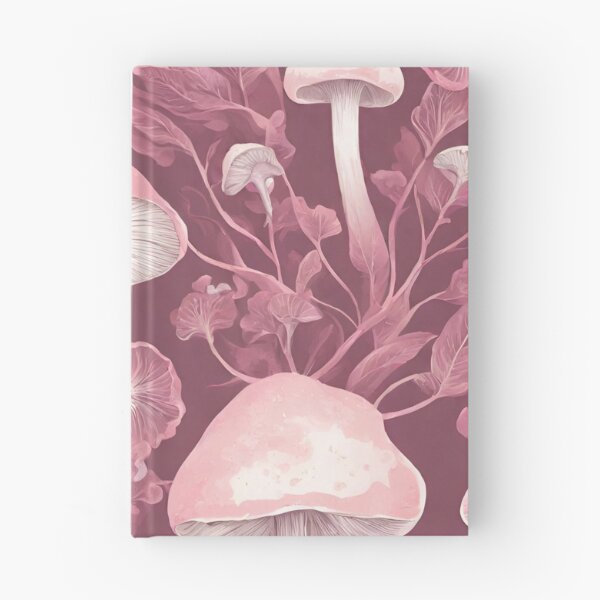 Item preview, mushroons and flowers in purple designed and sold by coguflores.