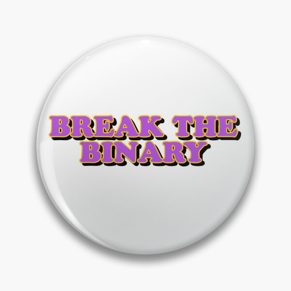 Item preview, break the binary designed and sold by wordswithfonts.