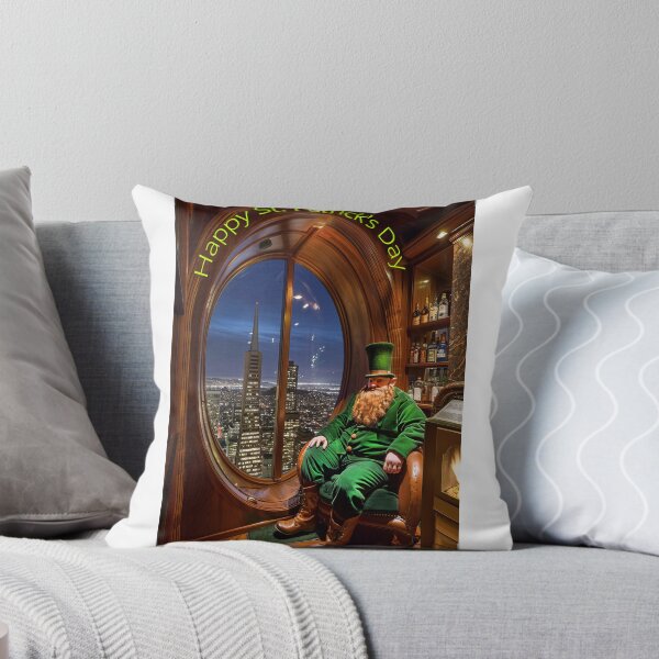 Item preview, Hefty Leprechaun Sits Above San Francisco  designed and sold by gareored.