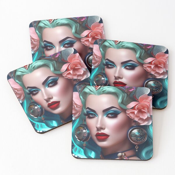 Item preview, Victorian pinup designed and sold by MatrixTattoo.