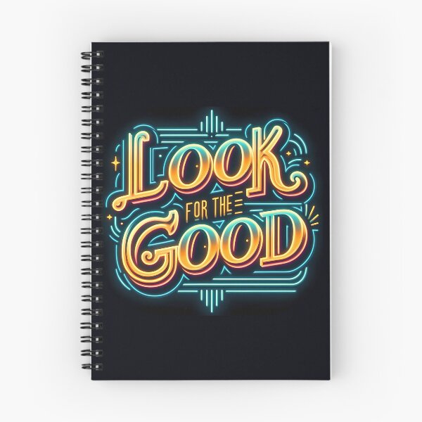 Item preview, Look for the good, typography, retro designed and sold by maxmaj.