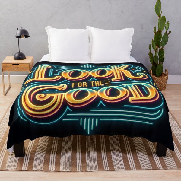 Item preview, Look for the good, typography, retro designed and sold by maxmaj.