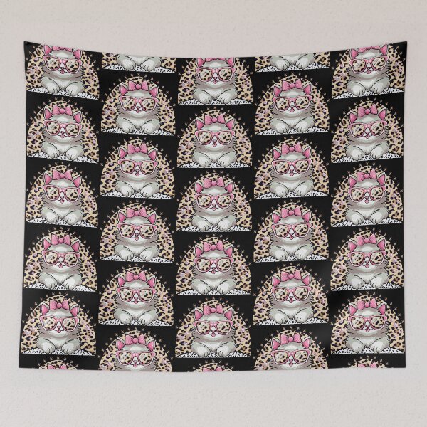 Item preview, Funny sneaky cat with glasses pop art style designed and sold by Clara Fruggeri.