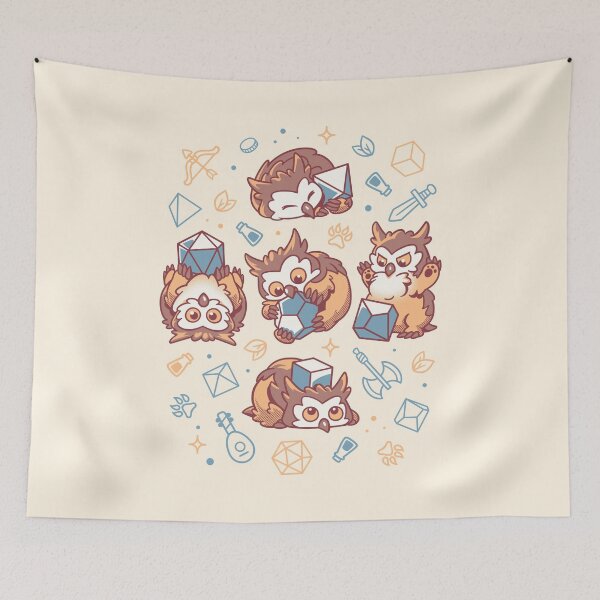 Item preview, Cute Owl Beast Dice designed and sold by Snouleaf.