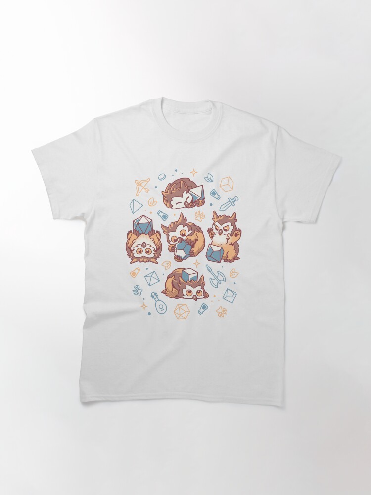 Cute Owl Beast Dice Classic T-Shirt