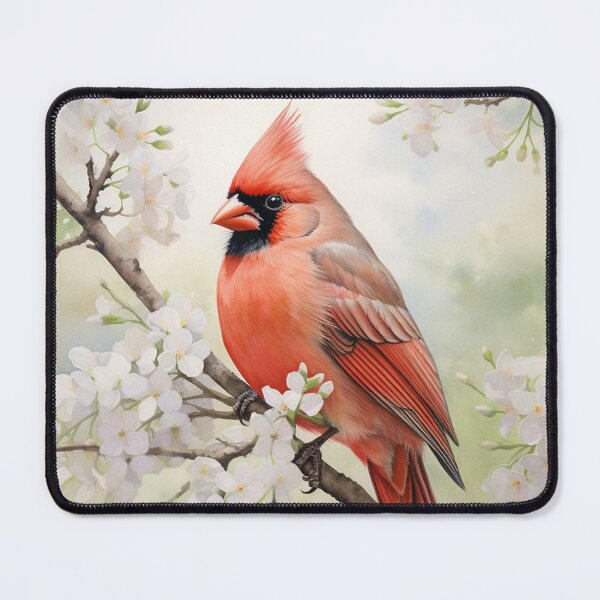 Item preview, Cardinal Spring Budding Flowers designed and sold by CampfireCove.