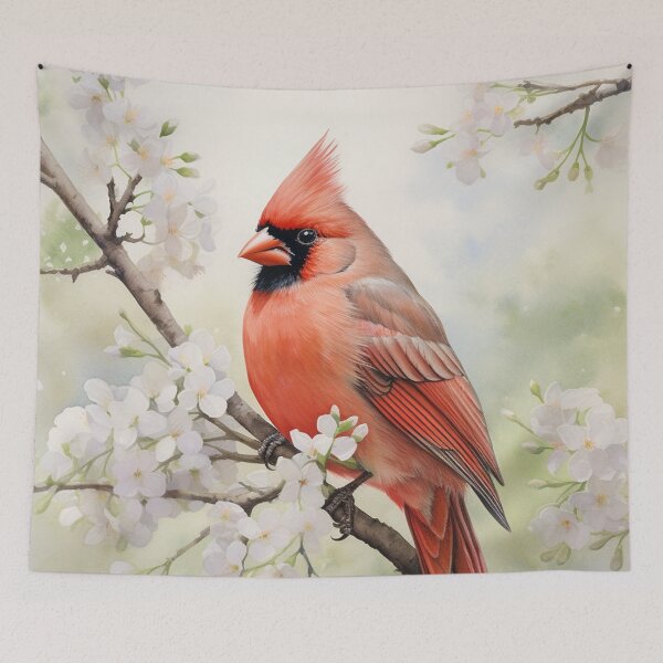 Item preview, Cardinal Spring Budding Flowers designed and sold by CampfireCove.