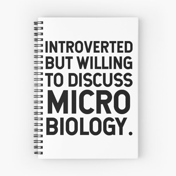 Item preview, Introverted But Willing To Discuss Microbiology. designed and sold by SarahJisri.