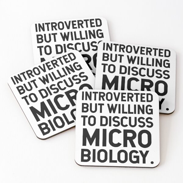 Item preview, Introverted But Willing To Discuss Microbiology. designed and sold by SarahJisri.