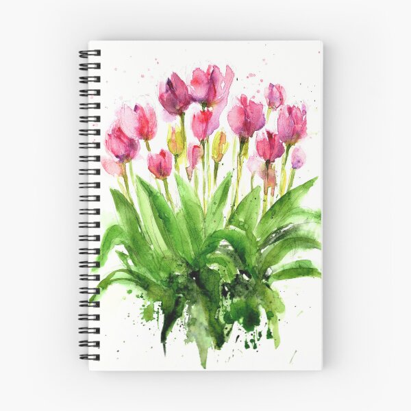 Artikelvorschau, Blühende Eleganz: Aquarell-Tulpe entworfen und verkauft von Prachi Burathoki.