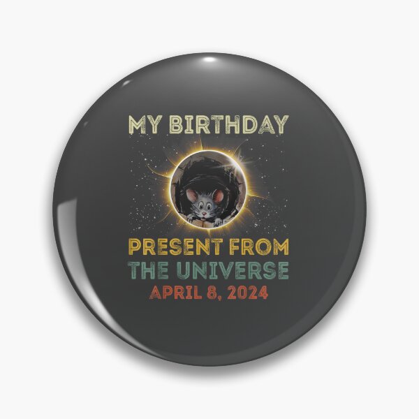 Item preview, Solar Eclipse 2024 Birthday Present 4.8.24 Totality Universe designed and sold by Goo2design.