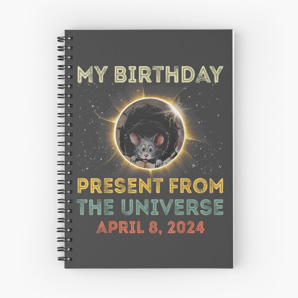 Item preview, Solar Eclipse 2024 Birthday Present 4.8.24 Totality Universe designed and sold by Goo2design.