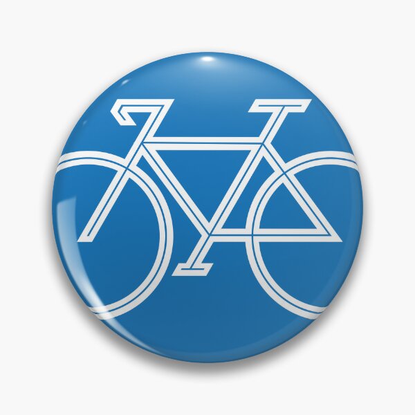 Item preview, Bike Angular in a Circle Blue designed and sold by SeeMac.