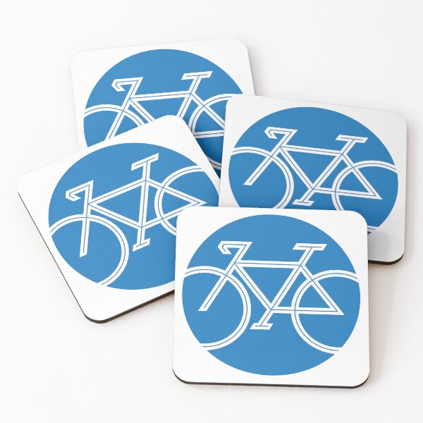 Item preview, Bike Angular in a Circle Blue designed and sold by SeeMac.