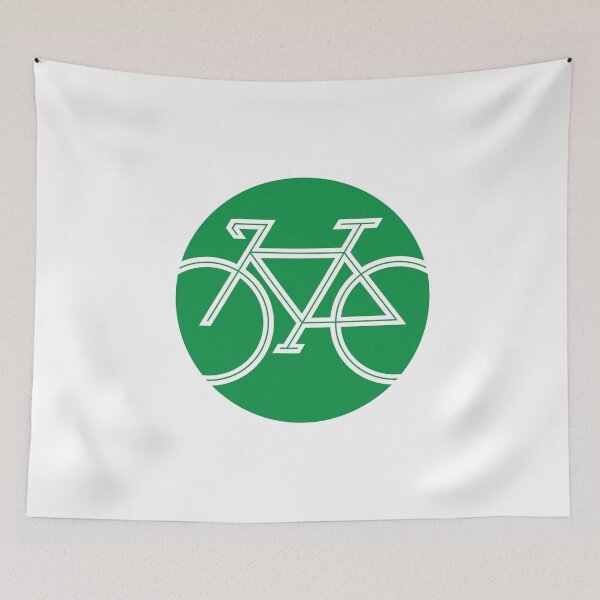 Item preview, Bike Angular in a Circle Green designed and sold by SeeMac.