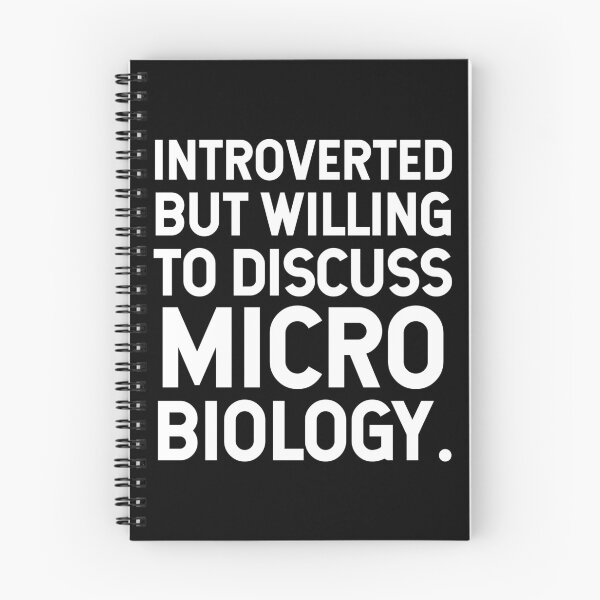 Item preview, Introverted But Willing To Discuss Microbiology. V2 designed and sold by SarahJisri.
