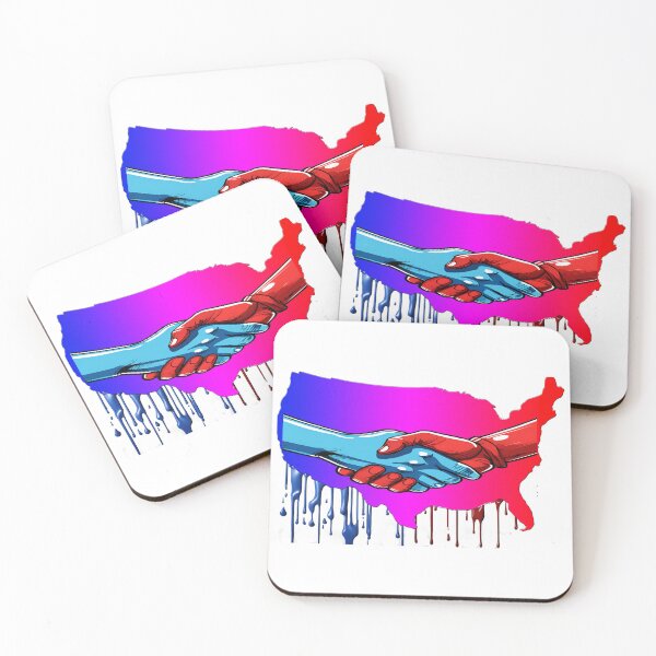 Item preview, Magagenta Shaking Hands to Compromise designed and sold by SmartHoomans.