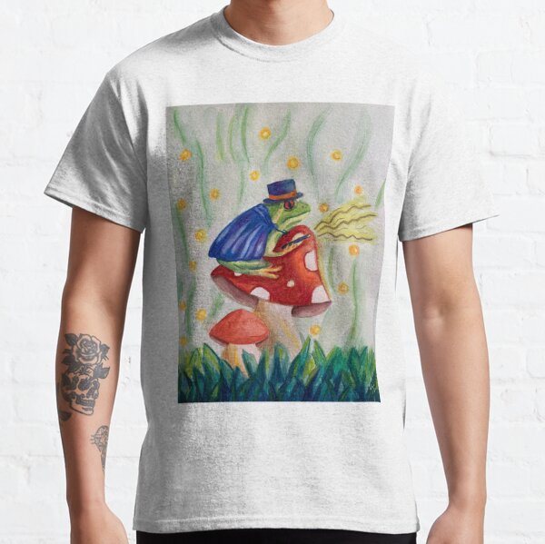 Fishing Frog - Multicolor On Mens T Shirt