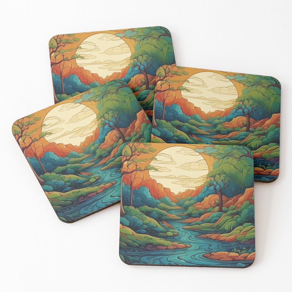 Item preview, Coasters (Set of 4) designed and sold by JAMALSTORE92.