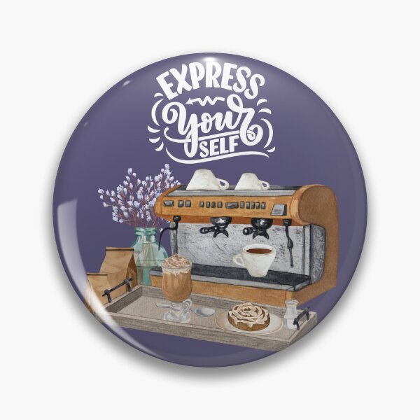 Item preview, Express Yourself Coffee Barista (Purple) designed and sold by TidyKitchenInc.