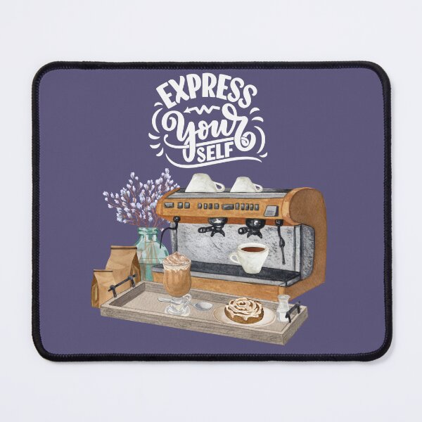 Item preview, Express Yourself Coffee Barista (Purple) designed and sold by TidyKitchenInc.